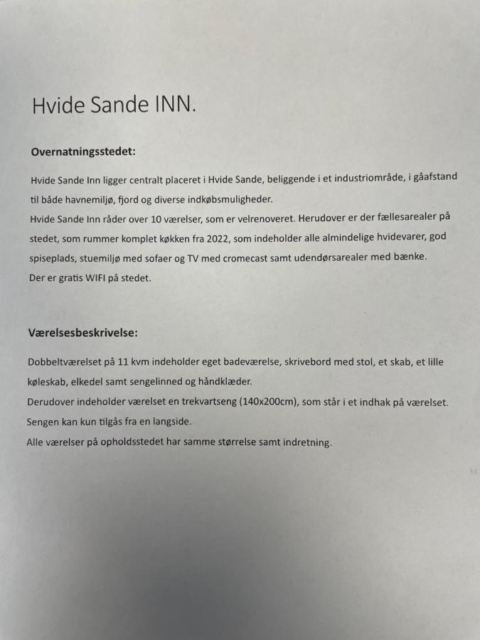 Hvide Sande Inn Exterior foto