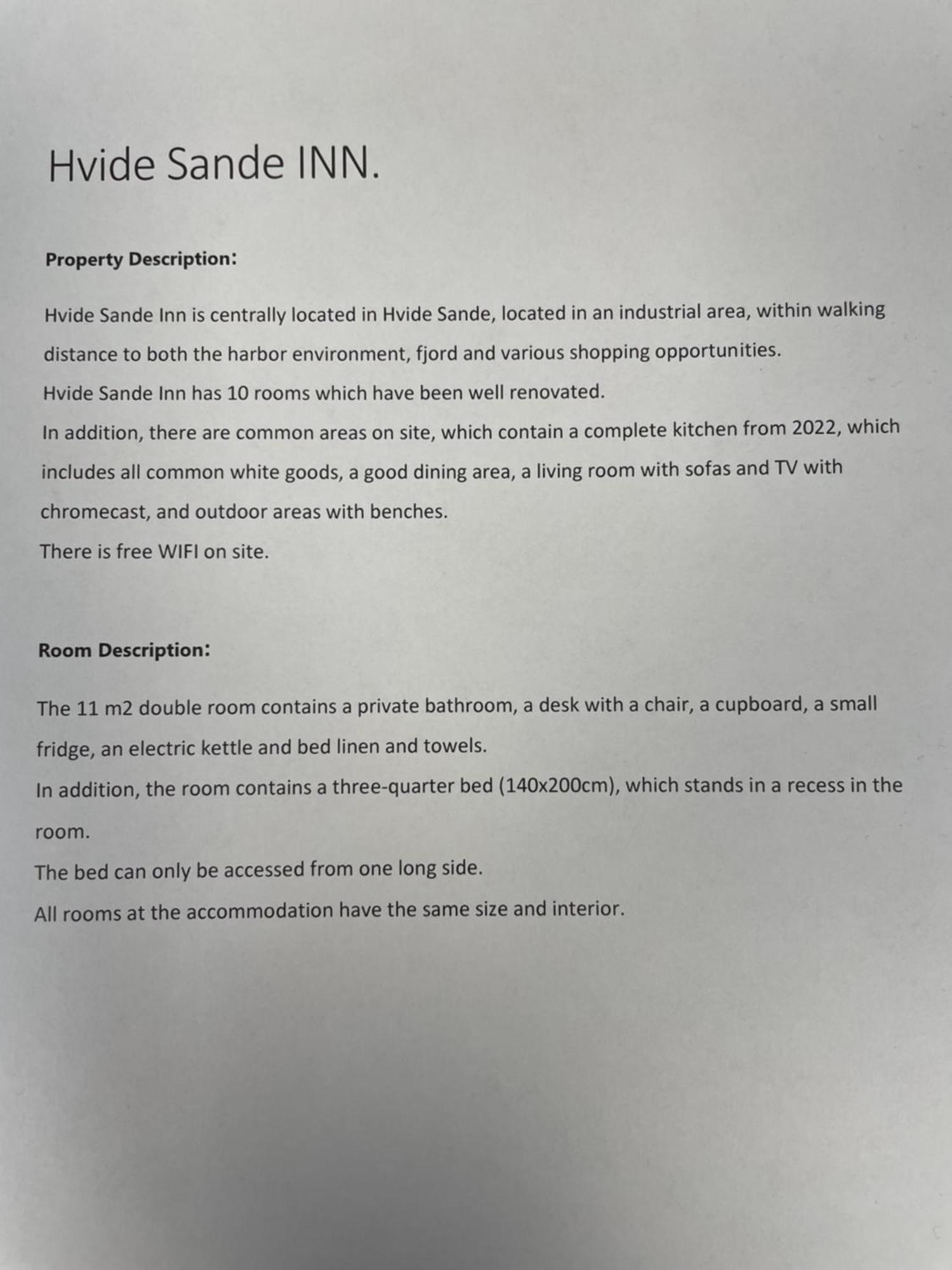 Hvide Sande Inn Exterior foto